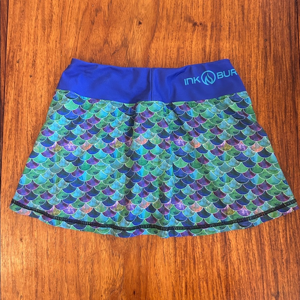INKnBurn women’s ZEN SPORTS SKIRT with compression shorts, size 0 - Picture 2 of 10